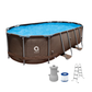 Piscina Estructural Ovalada Avenli 4.27x2.75x1 m 11m3
