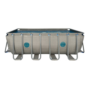 Piscina Estructural Rectangular Avenli con Ventana 9.000 Lts 4x2.07x1.22m Set con Bomba y Escalera