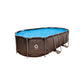 Piscina Estructural Ovalada Avenli 4.27x2.75x1 m 11m3