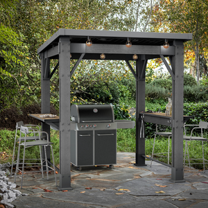 Pérgola Grill Gazebo Keter Signature con Techo UV y Estructura Reforzada