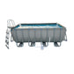 Piscina Estructural Rectangular Avenli con Ventana 9.000 Lts 4x2.07x1.22m Set con Bomba y Escalera
