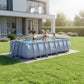 Piscina Temperada Estructural Rectangular 12 m3: Kit Completo con Bomba de Calor Plug & Pool