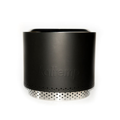 Brasero K-Fire 70 Negro Kaltemp + Base | Sin Humo Acero Inoxidable