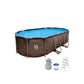 Piscina Estructural Ovalada Avenli 4.27x2.75x1 m 11m3