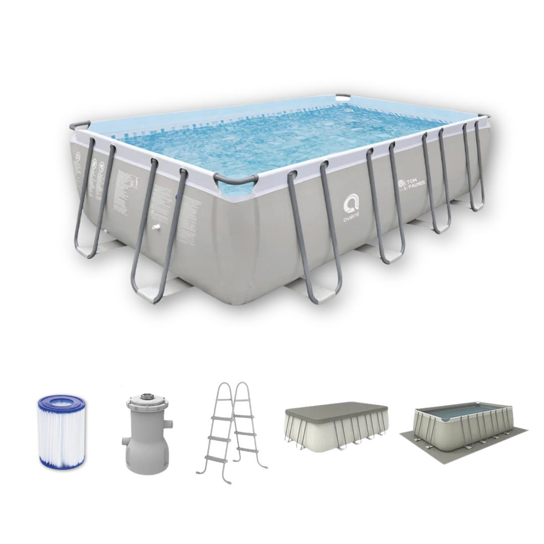 Piscina Estructural Rectangular Avenli 5.49x3.05 x1.22 m 18m3
