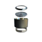 Brasero K-Fire Negro 50 Kaltemp + Base |Sin Humo Acero Inoxidable