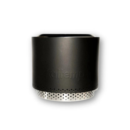 Brasero K-Fire Negro 50 Kaltemp + Base |Sin Humo Acero Inoxidable