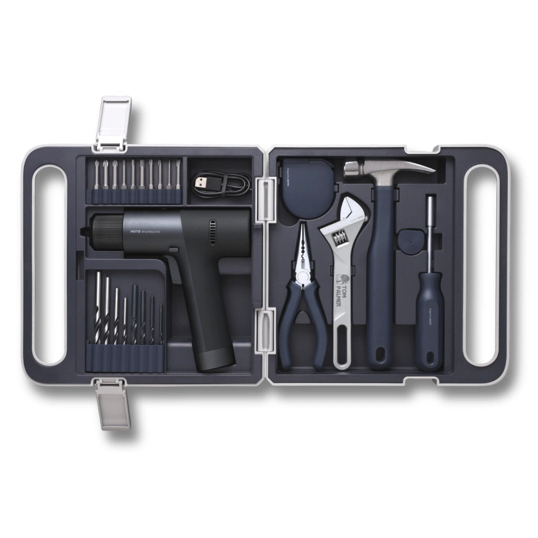 Kit Taladro inalámbrico Hoto 12V + Herramientas