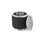 Brasero K-Fire Negro 70 Kaltemp + Base |Sin Humo Acero Inoxidable