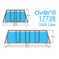 Piscina Estructural Rectangular Avenli 4x2x 0.99 m 7m3